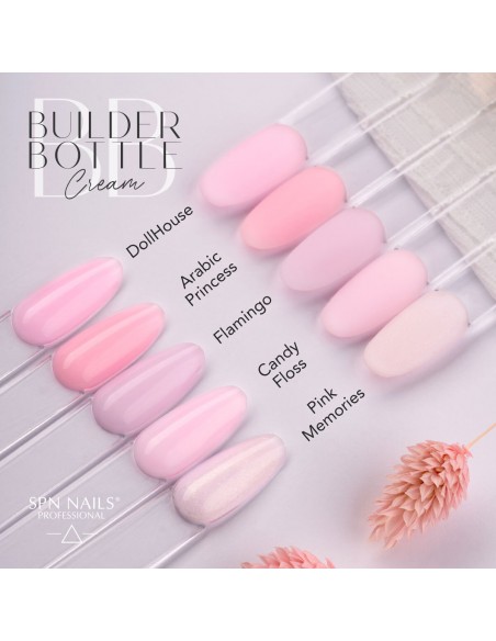 Gel Soak Off Builder Bottle Cream Candy Floss 10ml Gel Soak Off Builder Bottle Cream Candy Floss 10ml