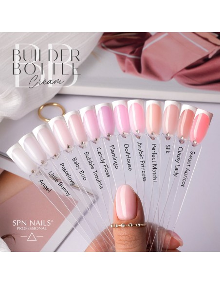Gel Soak Off Builder Bottle Cream Buuble Trouble 10ml
