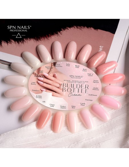 Gel Soak Off Builder Bottle Cream Buuble Trouble 10ml
