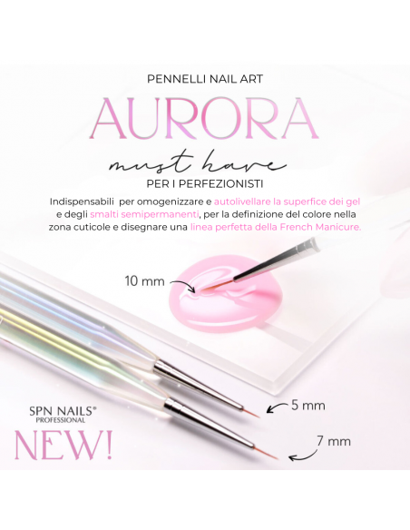 Pennello Nail Art Aurora 7 Pennello Nail Art Aurora 7