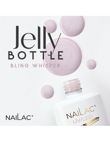 Gel Soak OFF Jelly Bottle Bling Whisper NaiLac 7ml
