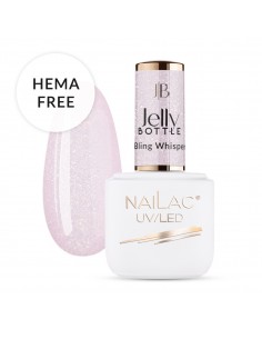 Gel Soak OFF Jelly Bottle Bling Whisper NaiLac 7ml