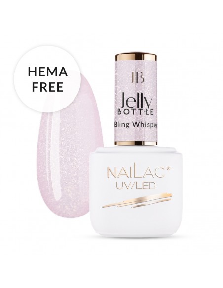 Gel Soak OFF Jelly Bottle Bling Whisper NaiLac 7ml