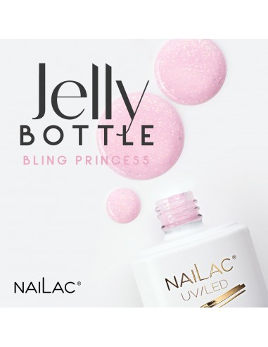 Gel Soak OFF Jelly Bling Princess NaiLac 7ml
