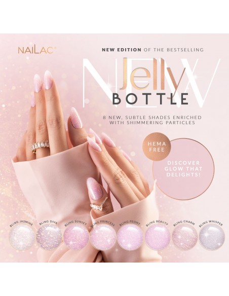 Gel Soak OFF Jelly Bling Sunset NaiLac 7ml Gel Soak OFF Jelly Bling Sunset NaiLac 7ml