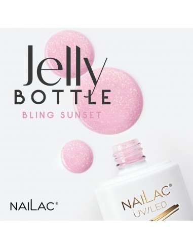 Gel Soak OFF Jelly Bling Sunset NaiLac 7ml