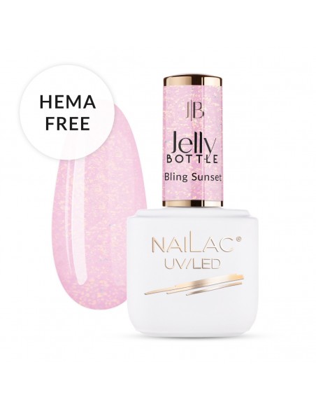 Gel Soak OFF Jelly Bling Sunset NaiLac 7ml Gel Soak OFF Jelly Bling Sunset NaiLac 7ml