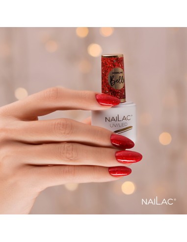 Smalto semipermanente Sparkling Bells! NaiLac 7ml