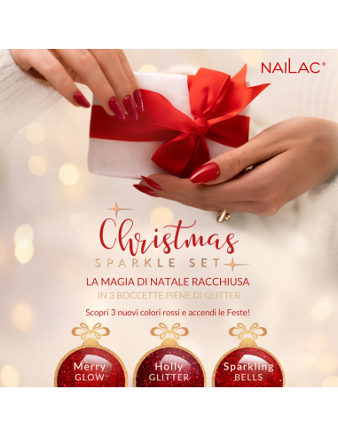 Smalto semipermanente Sparkling Bells! NaiLac 7ml