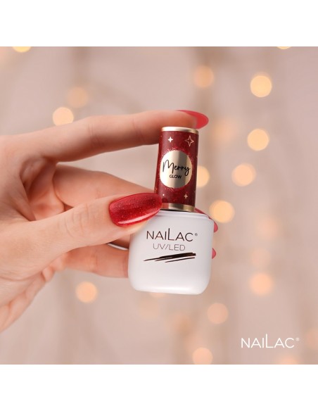 Smalto semipermanente Merry Glow NaiLac 7ml Smalto semipermanente Merry Glow NaiLac 7ml