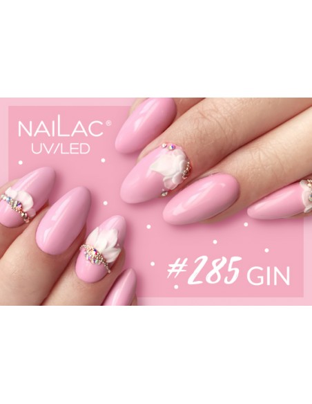 #285 GIN Smalto semipermanente NaiLac 7ml #285 GIN Smalto semipermanente NaiLac 7ml