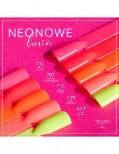 707 Smalto semipermanente UV LaQ Neon Watermelon 8ml