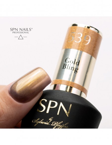 539 Smalto semipermanente UV LaQ Gold Blig 8ml 539 Smalto semipermanente UV LaQ Gold Blig 8ml