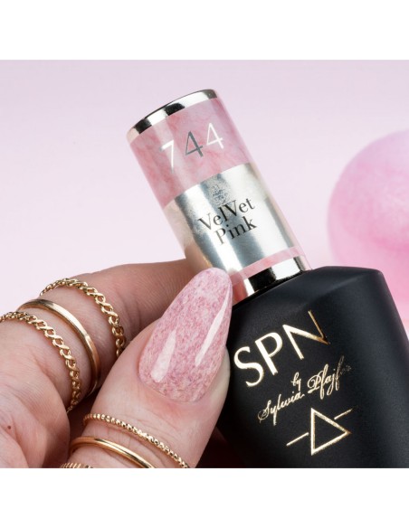 744 Smalto semipermanente UV LaQ Velvet Pink 8ml 744 Smalto semipermanente UV LaQ Velvet Pink 8ml