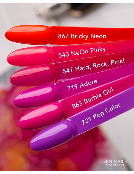 547 Smalto semipermanente UV LaQ Haed, Rock, Pink! 8ml