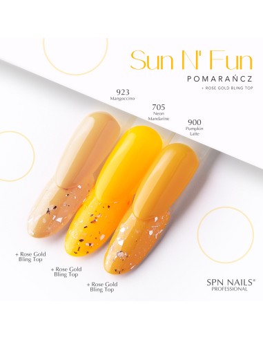 705 Smalto semipermanente UV Neon Mandarine 8ml