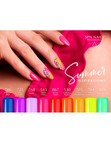 705 Smalto semipermanente UV Neon Mandarine 8ml