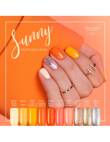 705 Smalto semipermanente UV Neon Mandarine 8ml