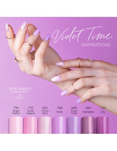 821 Smalto semipermanente UV LaQ VelVet Rose 8ml