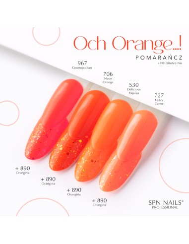 530 Smalto semipermanente UV LAQ Delicious Papaya 8ml