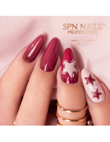 639 Smalto semipermanente UV LaQ Golden Cherry Shine 8ml