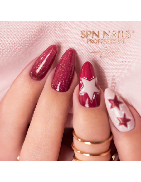 639 Smalto semipermanente UV LaQ Golden Cherry Shine 8ml