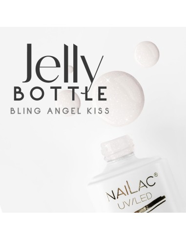 Gel Soak OFF Jelly Bottle Bling Angel Kiss NaiLac 7ml