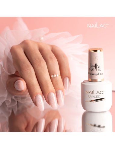 Gel Soak OFF Jelly Bottle Bling Angel Kiss NaiLac 7ml