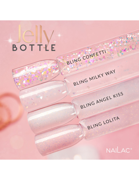 Gel Soak OFF Jelly Bottle Bling Angel Kiss NaiLac 7ml Gel Soak OFF Jelly Bottle Bling Angel Kiss NaiLac 7ml