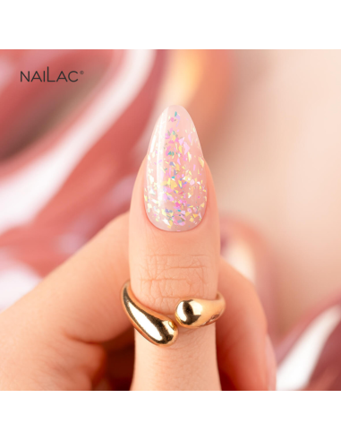 Gel Soak OFF Jelly Bottle Bling Confetti NaiLac 7ml