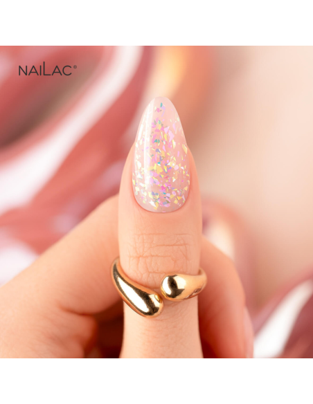 Gel Soak OFF Jelly Bottle Bling Confetti NaiLac 7ml Gel Soak OFF Jelly Bottle Bling Confetti NaiLac 7ml