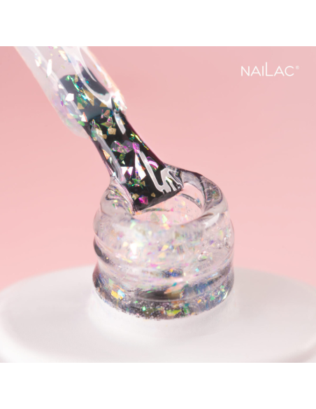 Gel Soak OFF Jelly Bottle Bling Confetti NaiLac 7ml Gel Soak OFF Jelly Bottle Bling Confetti NaiLac 7ml