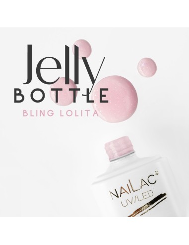 Gel Soak OFF Jelly Bottle Bling Lolita NaiLac 7ml
