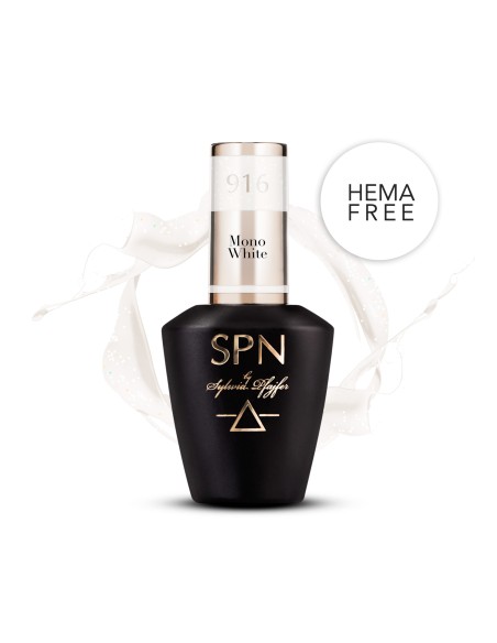 916 Smalto semipermanente UV LaQ Mono White 8ml 916 Smalto semipermanente UV LaQ Mono White 8ml