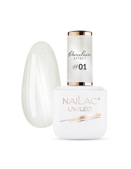 Smalto semipermanente Porcelain Effect #01 NaiLac 7ml