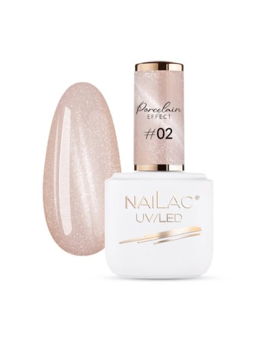 Smalto semipermanente Porcelain Effect #02 NaiLac 7ml