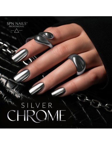 Smalto semipermanente UV LaQ Silver Chrome 8ml