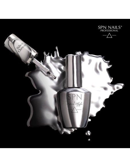 Smalto semipermanente UV LaQ Silver Chrome 8ml