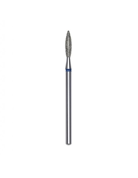 Punta diamantata fiamma annello blu 2,3mm