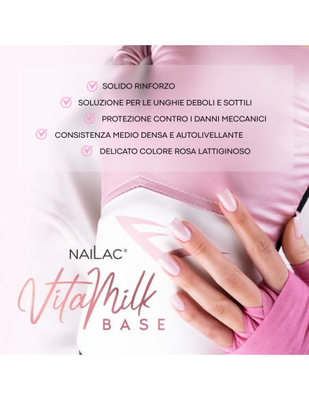 Base semipermanente VitaMilk Base NaiLac 10ml