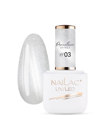 Smalto semipermanente Porcelain Effect #03 NaiLac 7ml