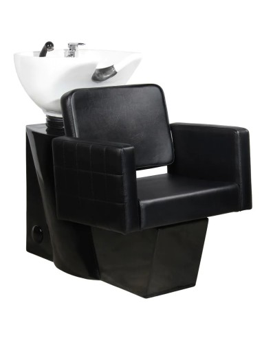 Gabbiano Ankara lavabo per parrucchieri nero