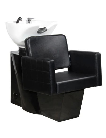 Gabbiano Ankara lavabo per parrucchieri nero