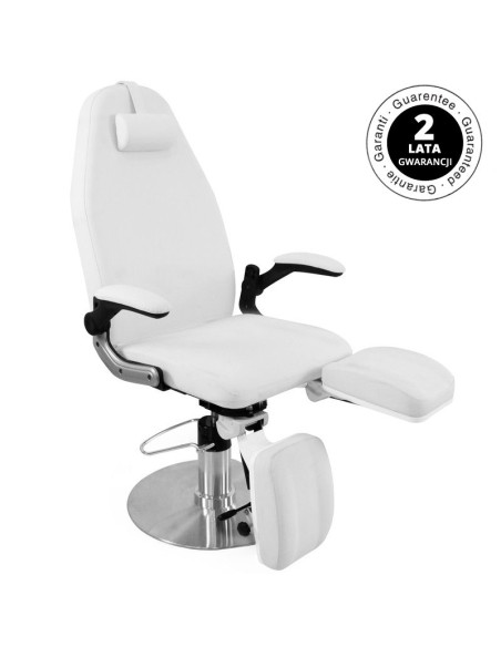 Sedia podologica idraulica Azzurro 713A bianco