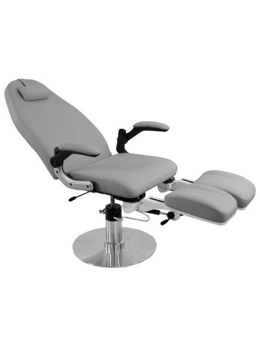 Sedia podologica idraulica Azzurro 713A grigio