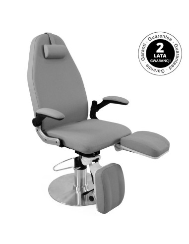 Sedia podologica idraulica Azzurro 713A grigio