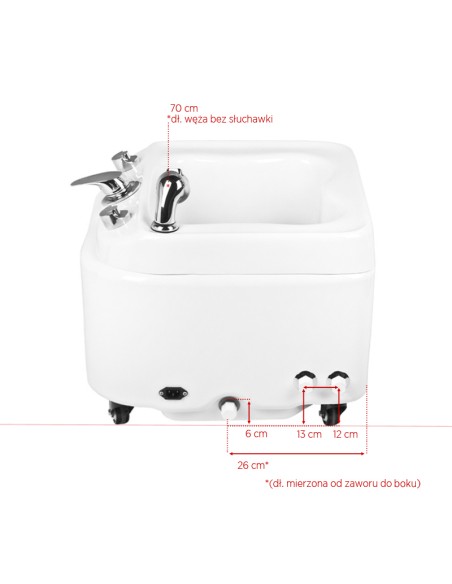 Azzurro pedicure piscina con idromassaggio A023