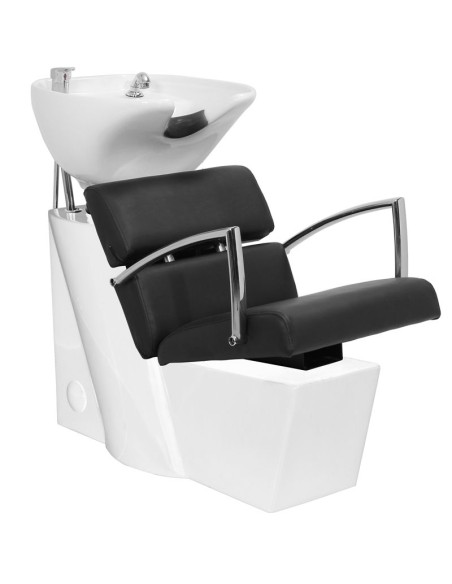 Stazione di lavaggio per parrucchieri Gabbiano Bruxelles nero