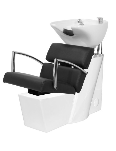 Stazione di lavaggio per parrucchieri Gabbiano Bruxelles nero