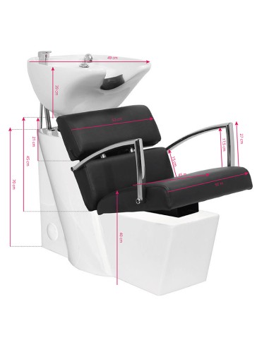 Stazione di lavaggio per parrucchieri Gabbiano...